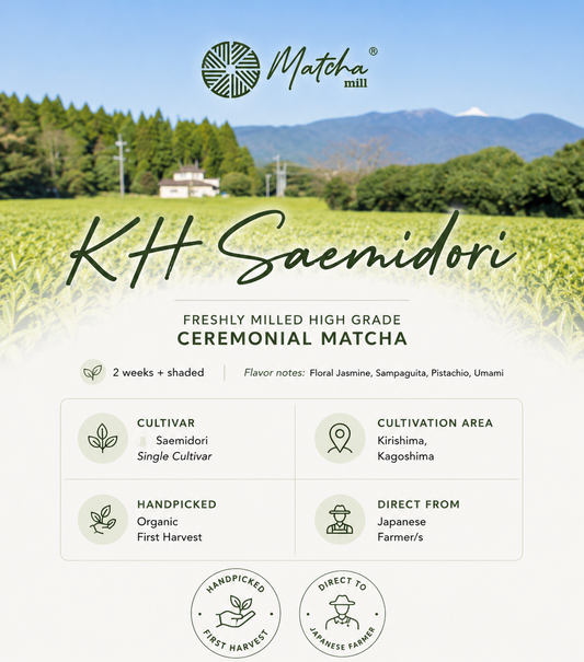 KH Saemidori - First Flush Single Cultivar Organic Premium Ceremonial Grade